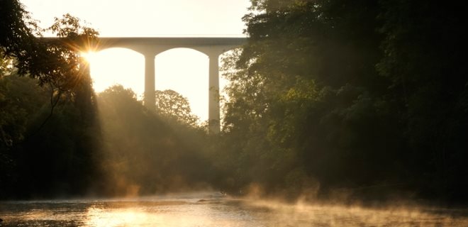 Pontcysyllte Aqueduct on Llangollen Canal